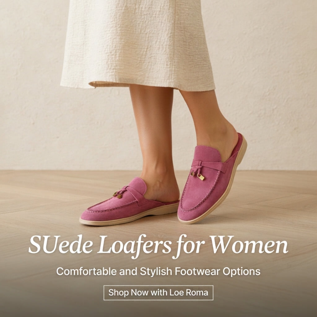 Mocassin unisexe en cuir véritable