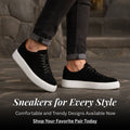 Baskets en cuir suédé pour homme