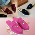 Mocassin unisexe en cuir véritable